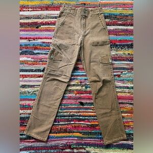 Dickies Women’s Brown Cargo Jeans, Size 3/26